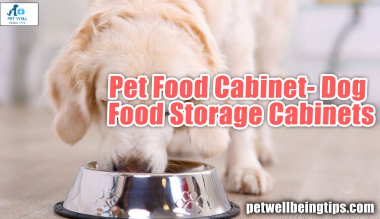 Pet Food Cabinet- Dog Food Storage Cabinets